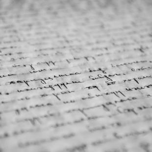 Foto van een handgeschreven brief.